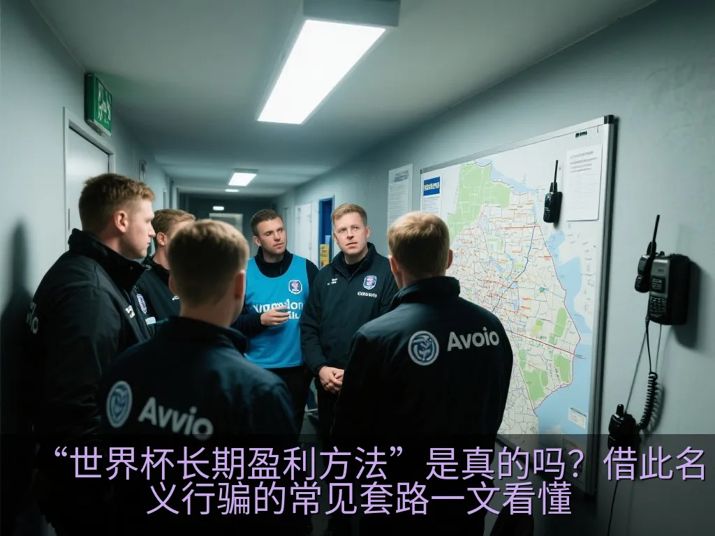 反诈主题视觉,聊天气泡与警示符号结合赛事背景元素
